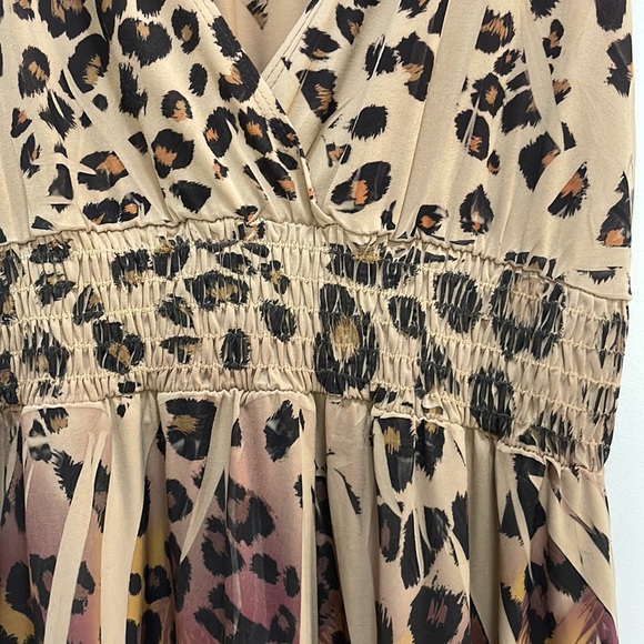 Leopard Multi Colored Sleeveless Dress - Picture 4 of 9